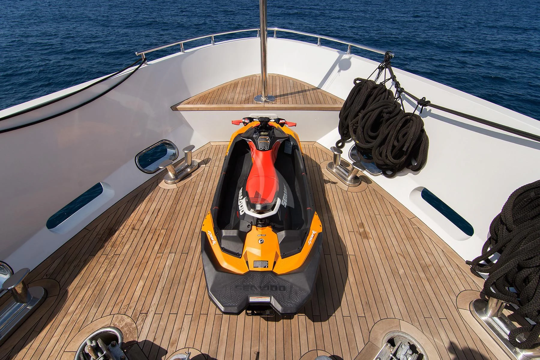 a boat on the water aboard HALLO Yacht for Sale