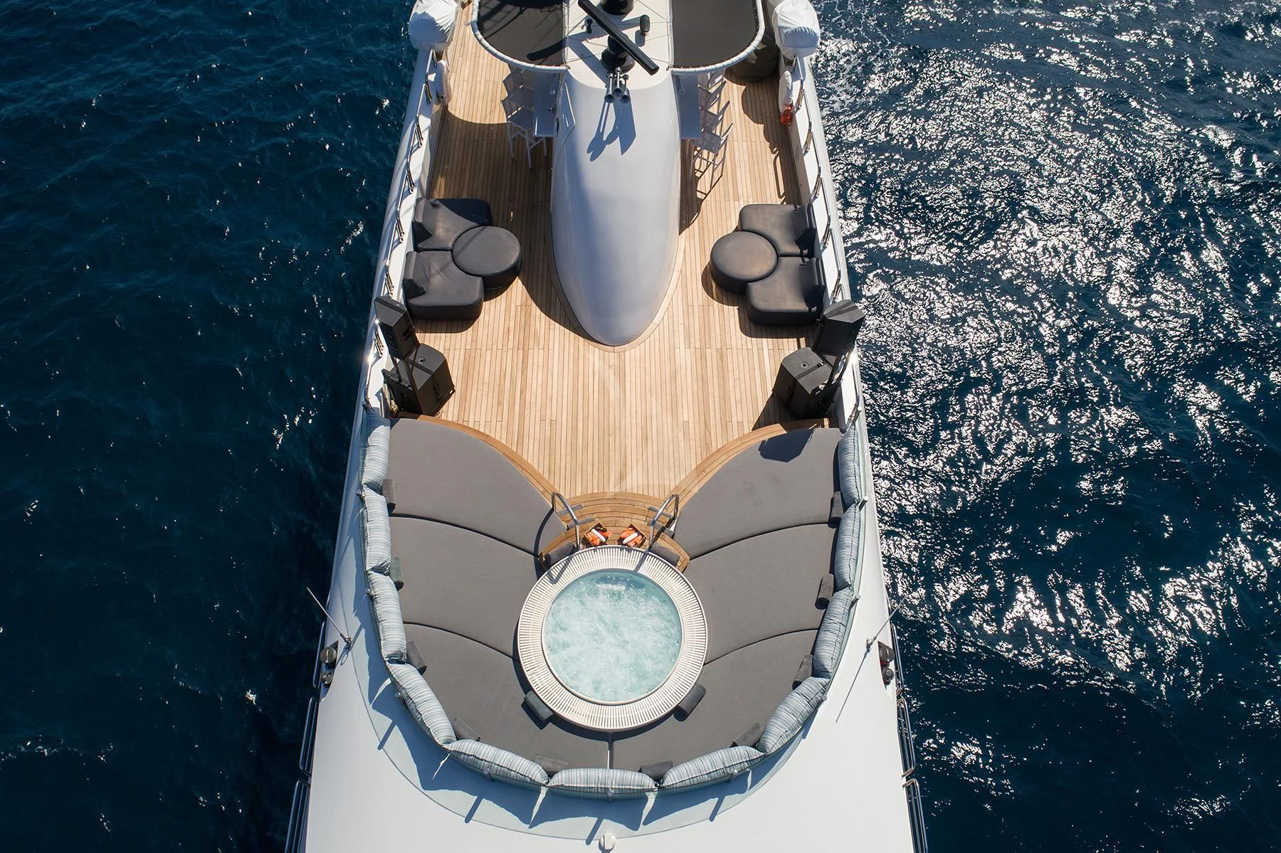 a boat on the water aboard HALLO Yacht for Sale