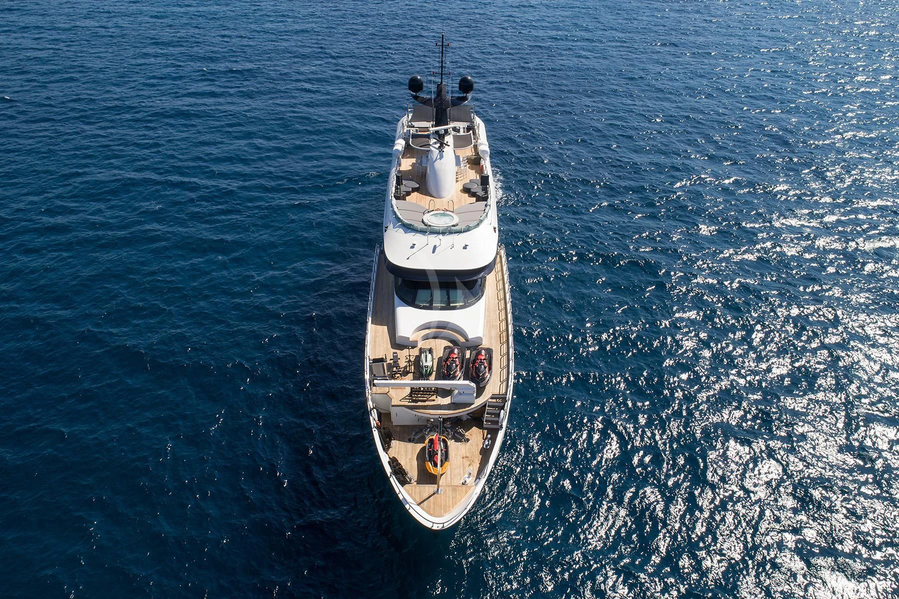 a boat in the water aboard HALLO Yacht for Sale