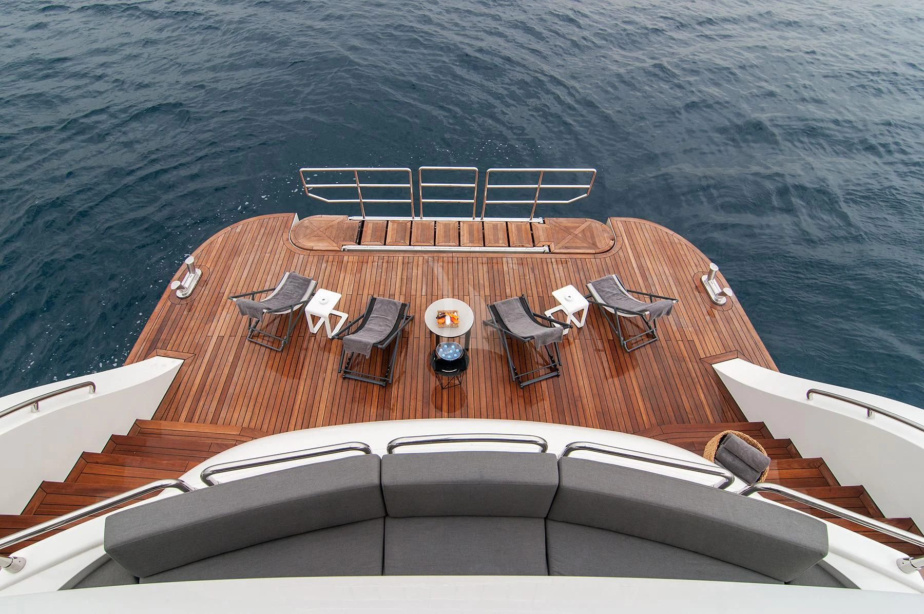 a boat on the water aboard HALLO Yacht for Sale