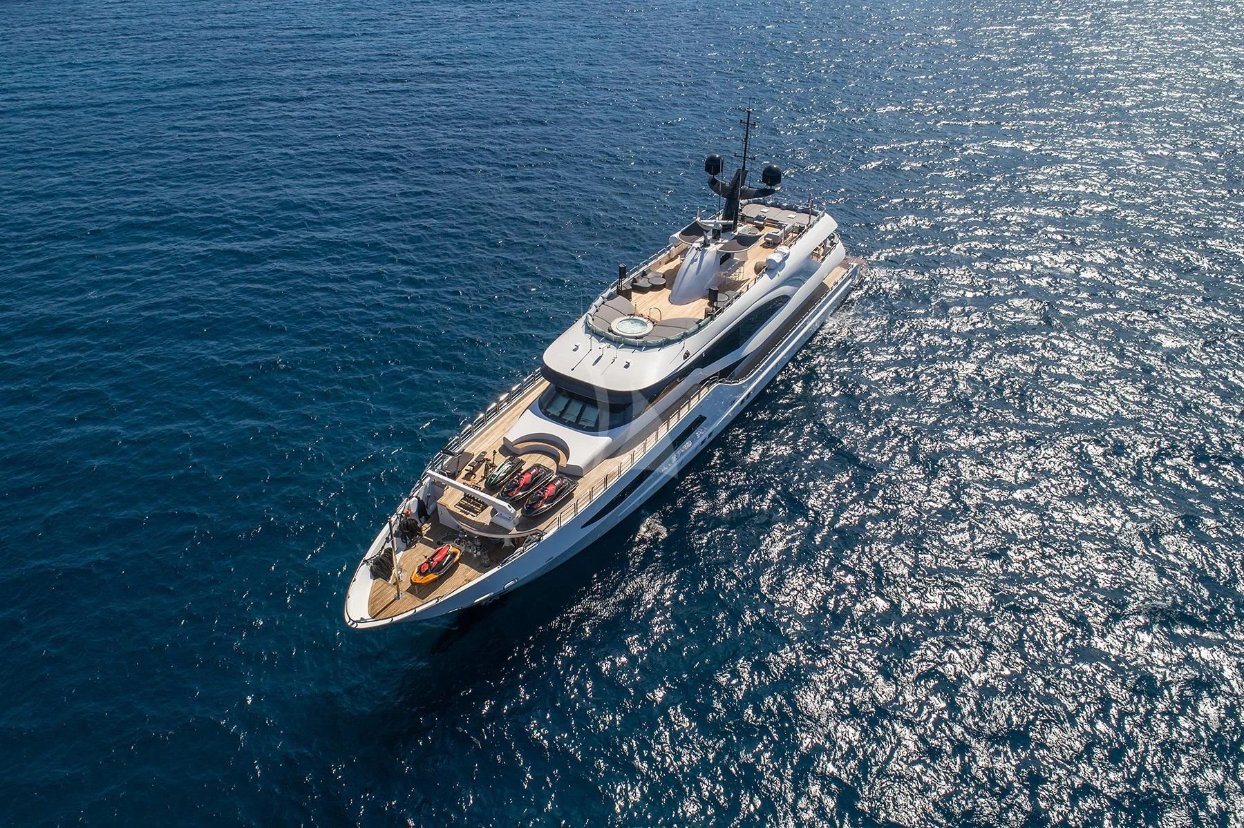 a boat in the water aboard HALLO Yacht for Sale