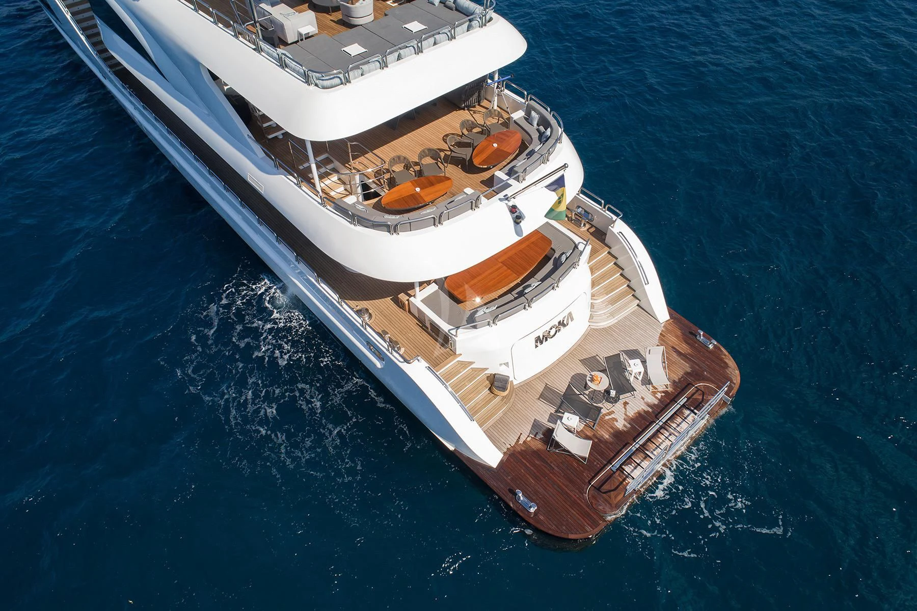 a boat on the water aboard HALLO Yacht for Sale