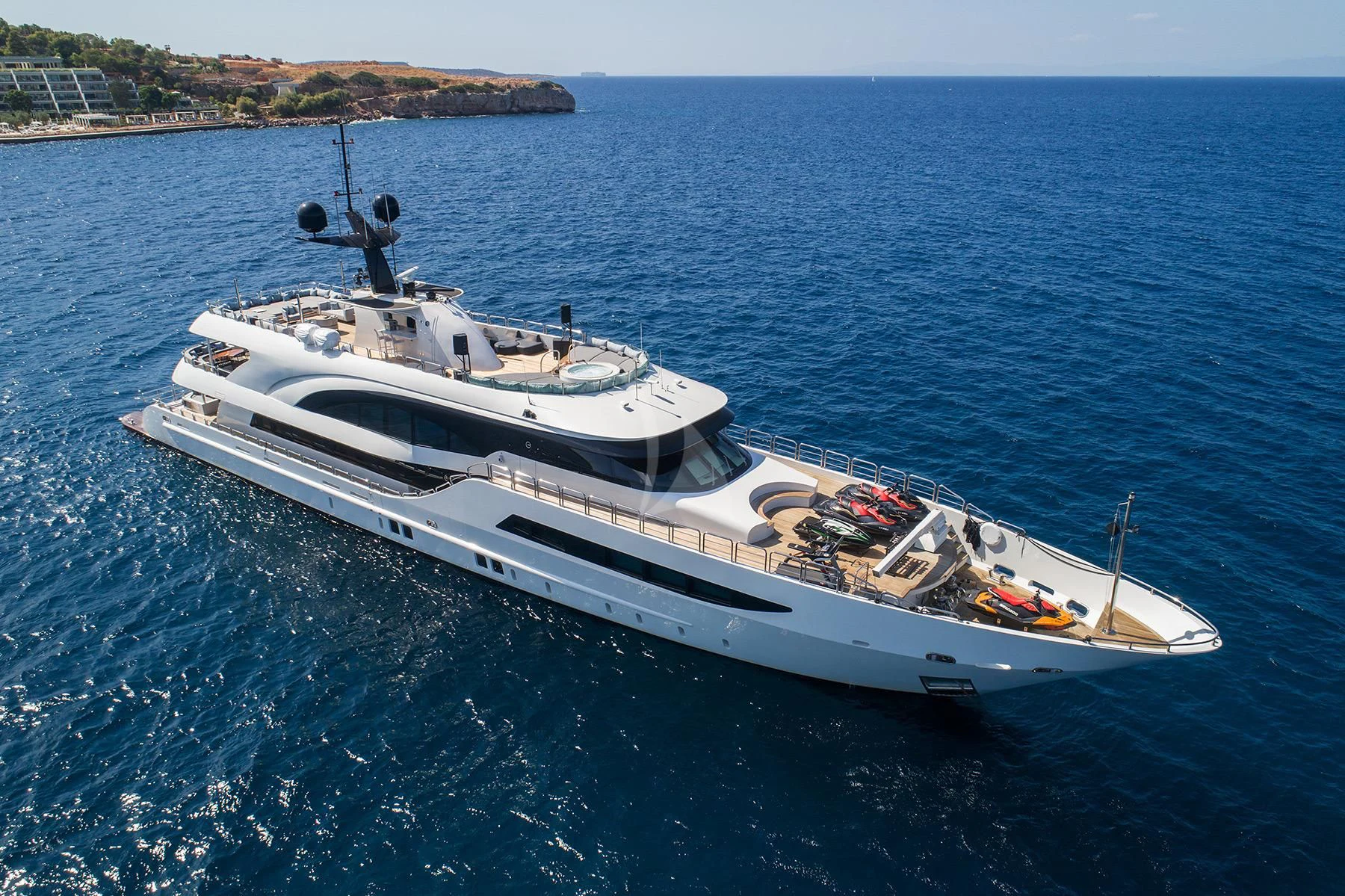 a boat on the water aboard HALLO Yacht for Sale