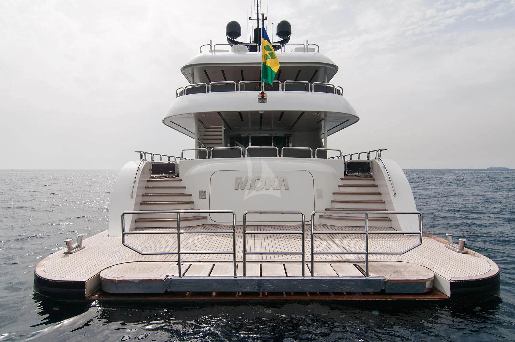a boat on the water aboard HALLO Yacht for Sale