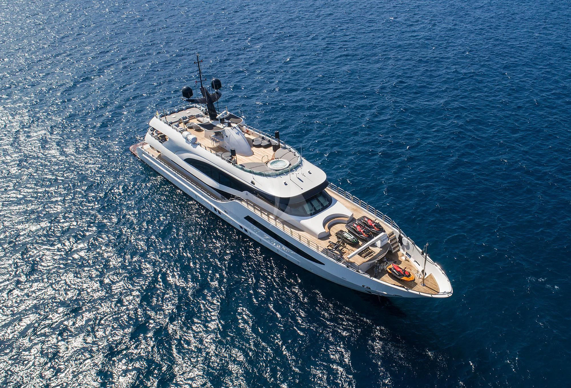 a boat in the water aboard HALLO Yacht for Sale
