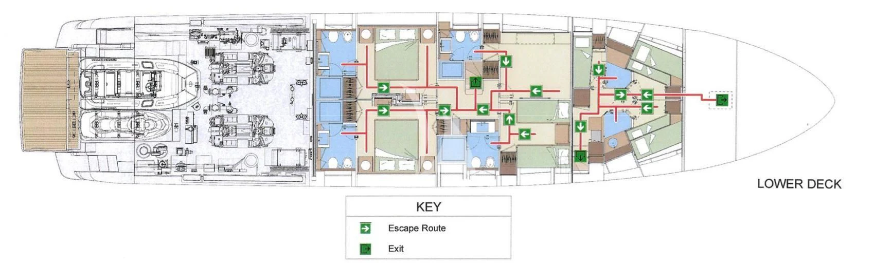 diagram aboard NIKITA Yacht for Sale