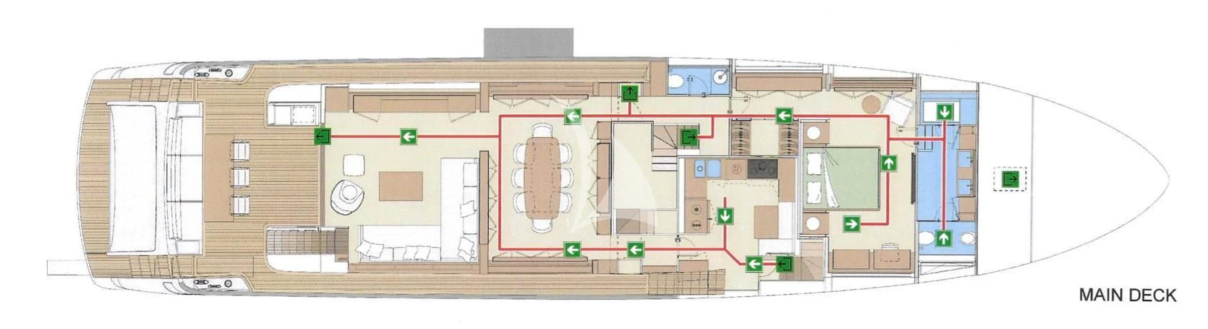 diagram aboard NIKITA Yacht for Sale