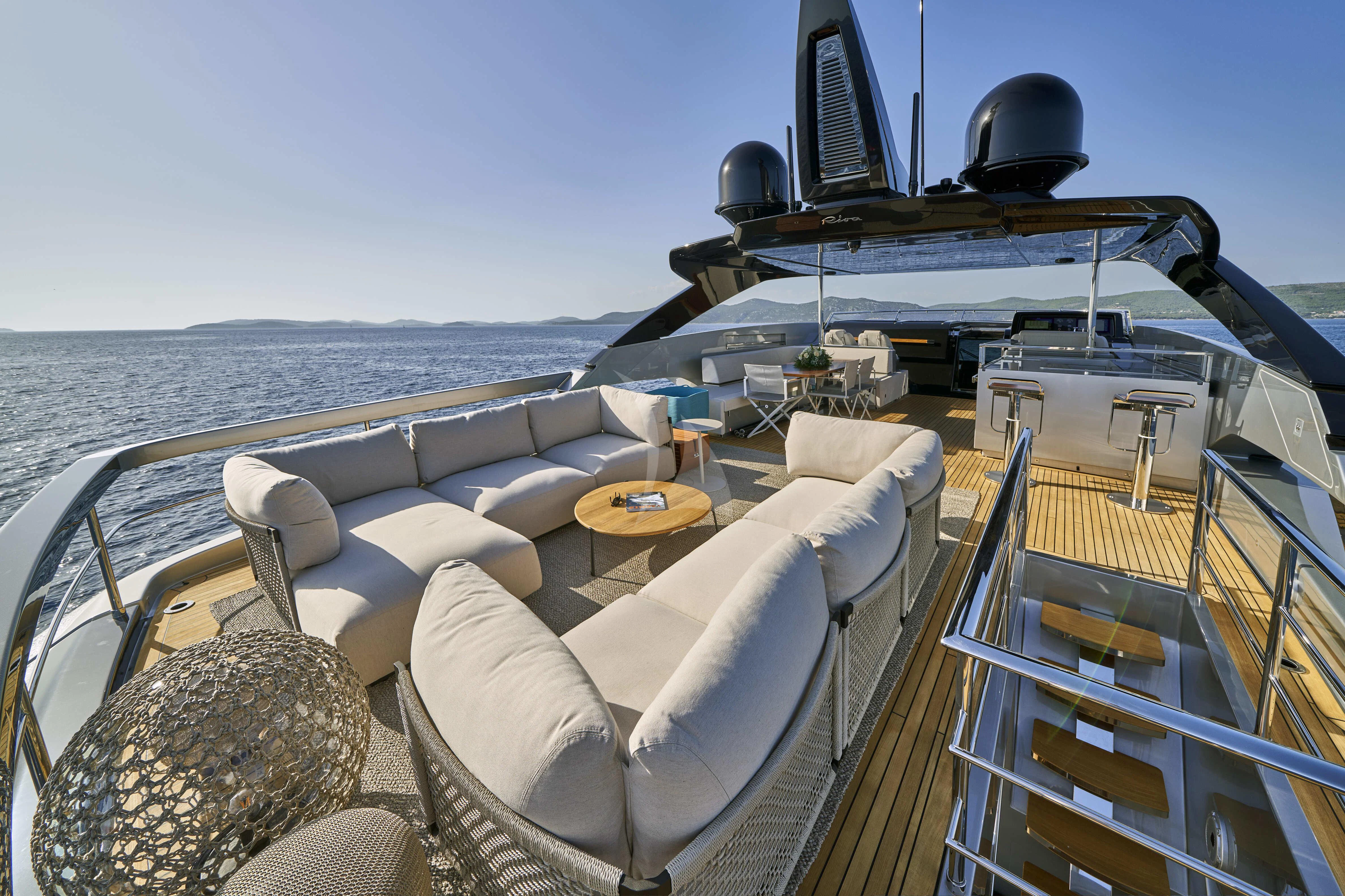 a boat on the water aboard NIKITA Yacht for Sale