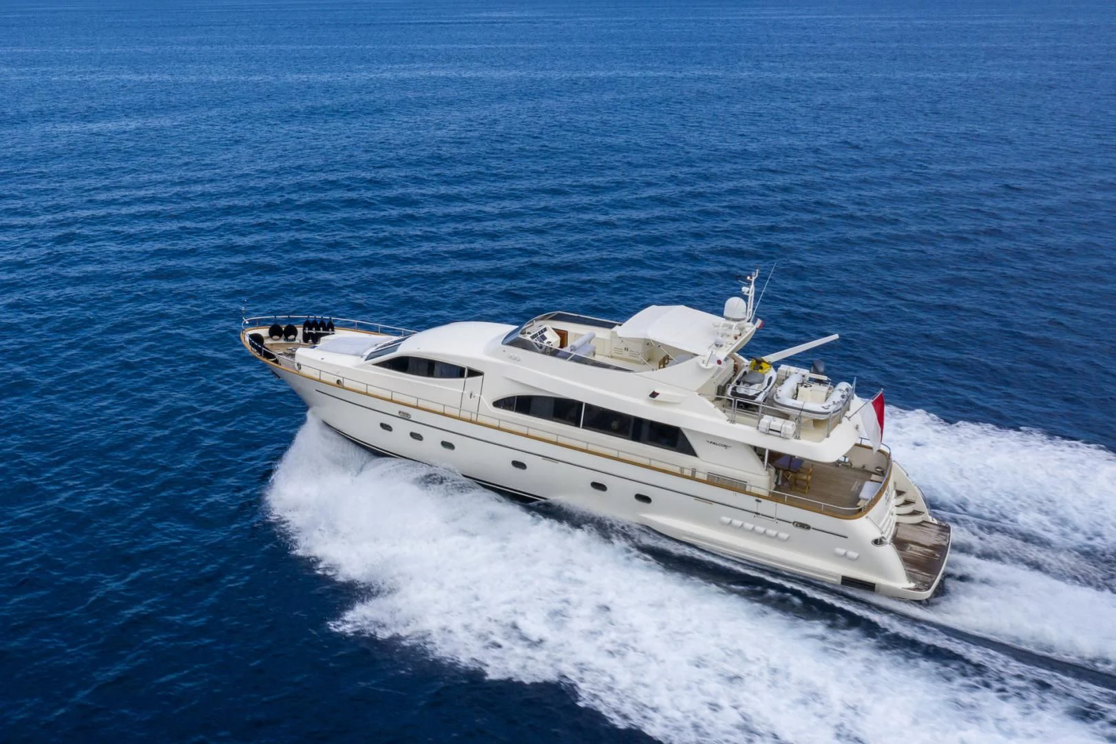a boat on the water aboard ACE1 Yacht for Sale