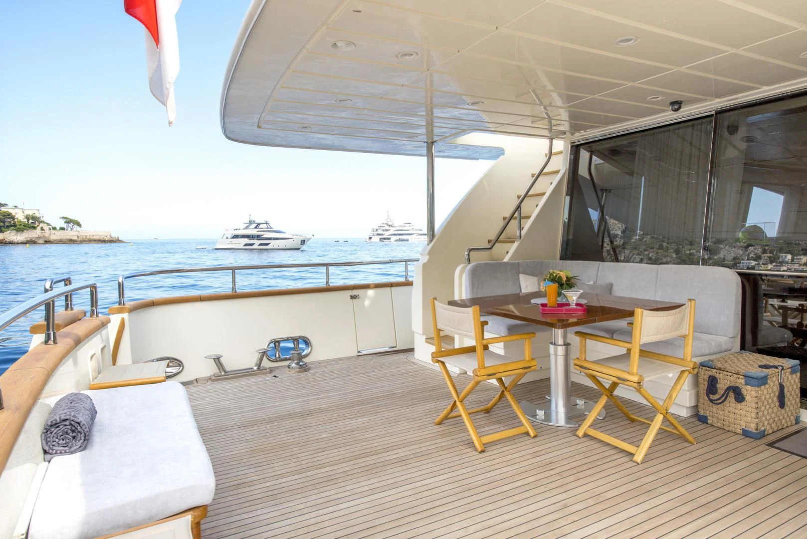 a boat on the water aboard ACE1 Yacht for Sale