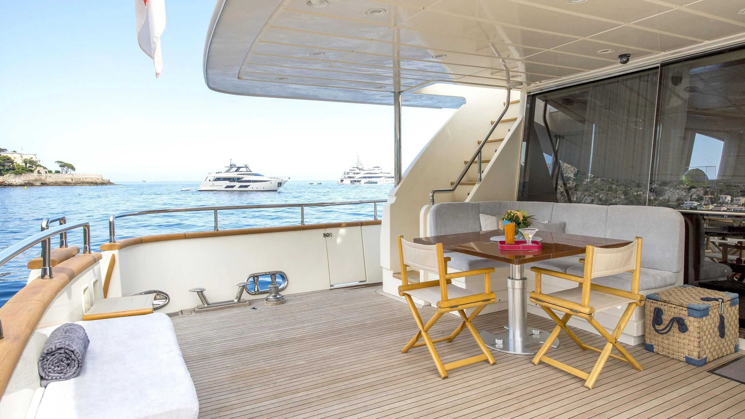 a boat on the water aboard ACE1 Yacht for Sale