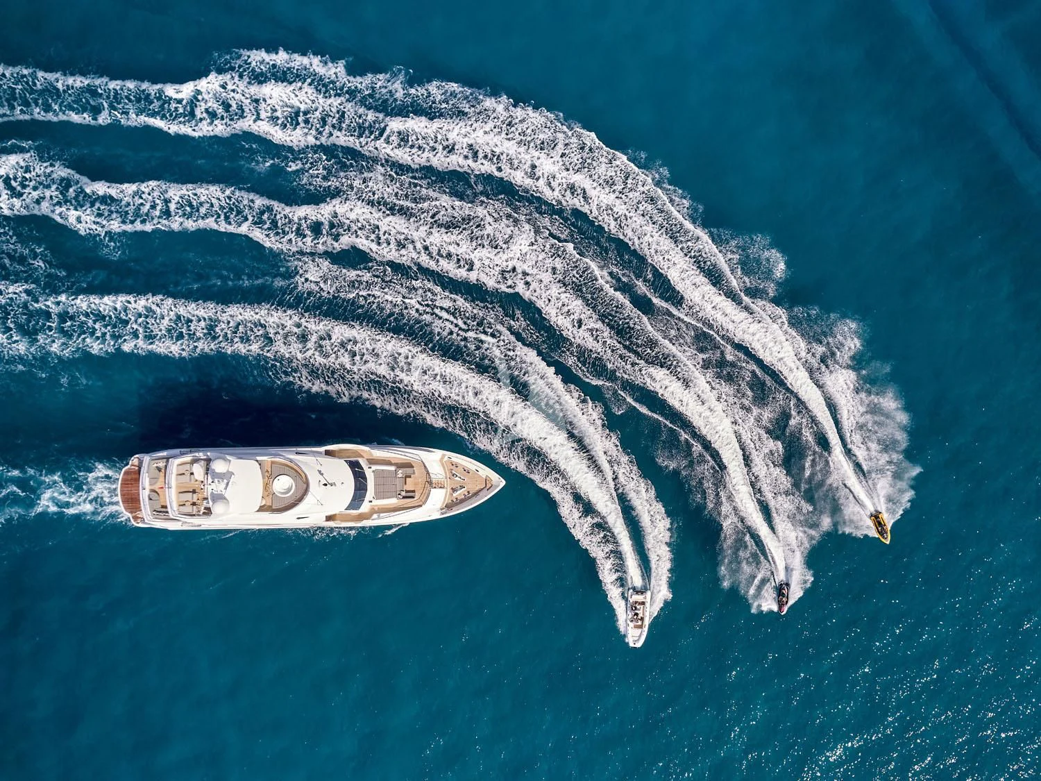 a close-up of a logo aboard AQUA LIBRA Yacht for Charter