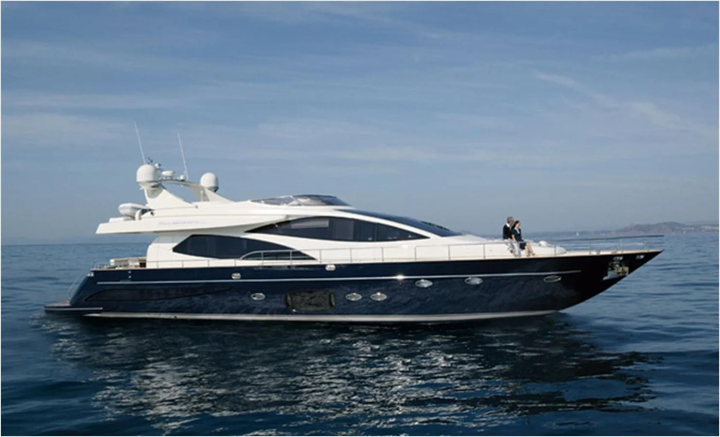 a boat in the water aboard ADEL I Yacht for Sale