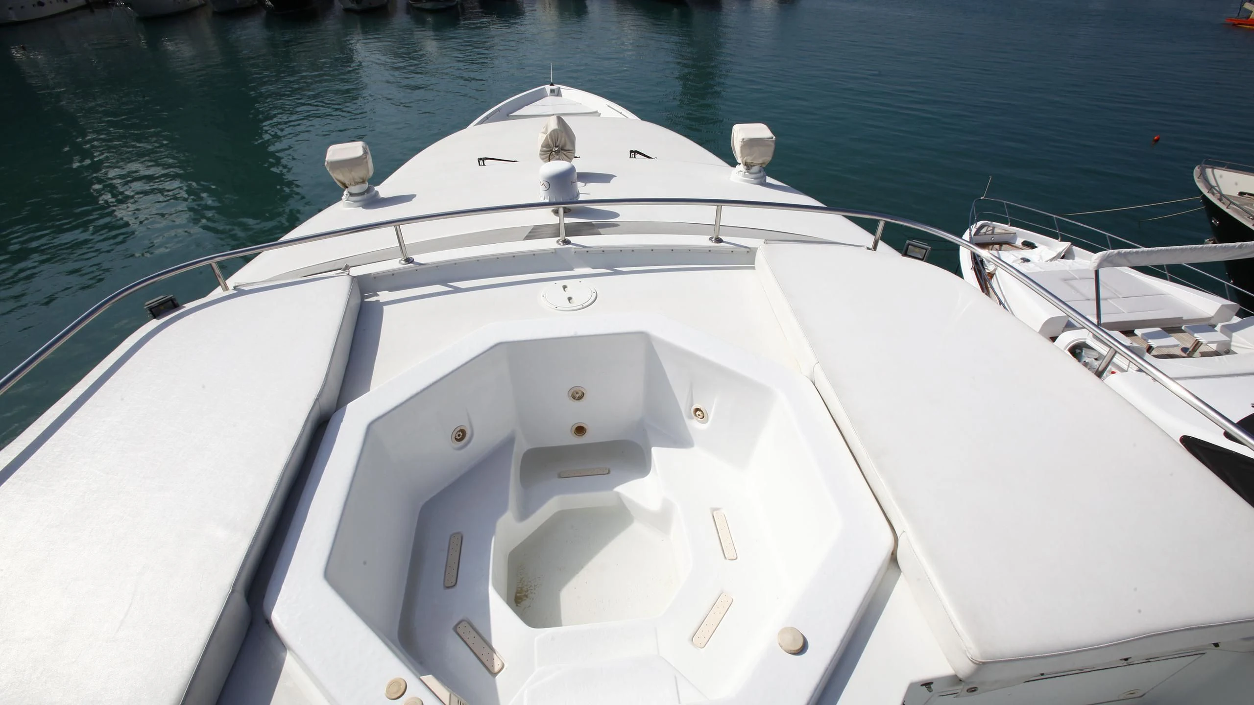 a boat on the water aboard TAMTEEN Yacht for Sale