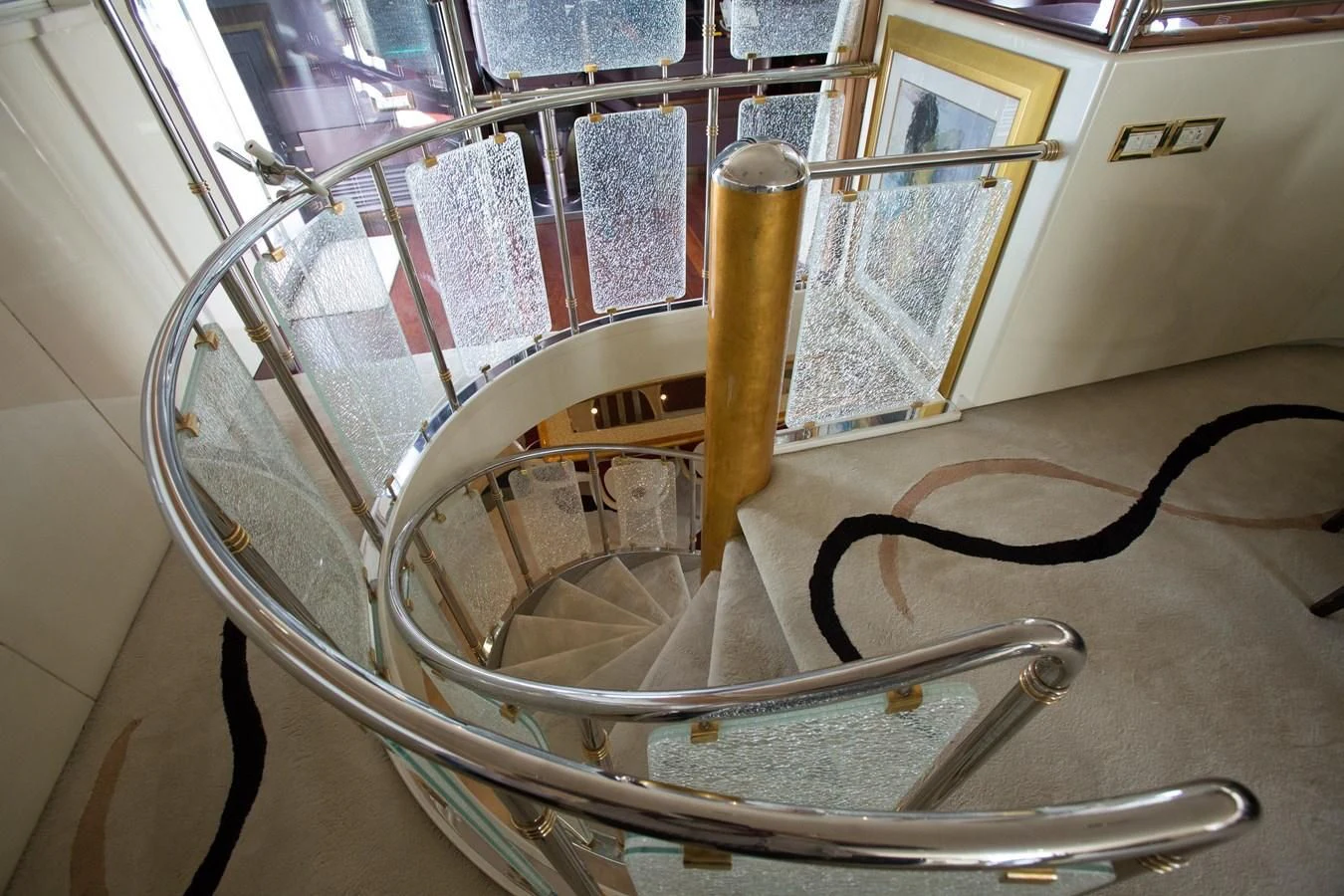 a bicycle with a handlebar aboard TAMTEEN Yacht for Sale