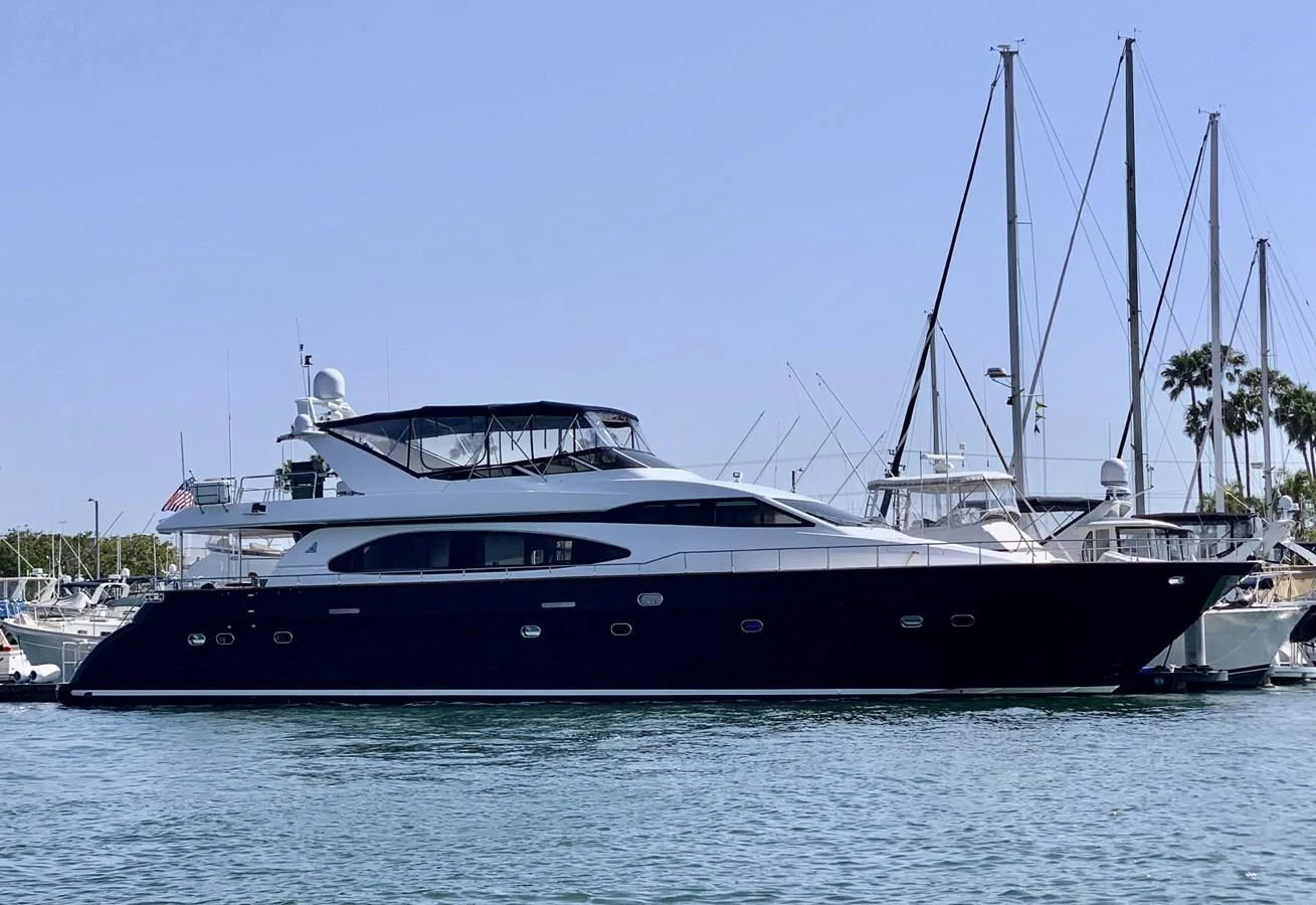 a large boat in the water aboard AZIMUT 100/32 Yacht for Sale