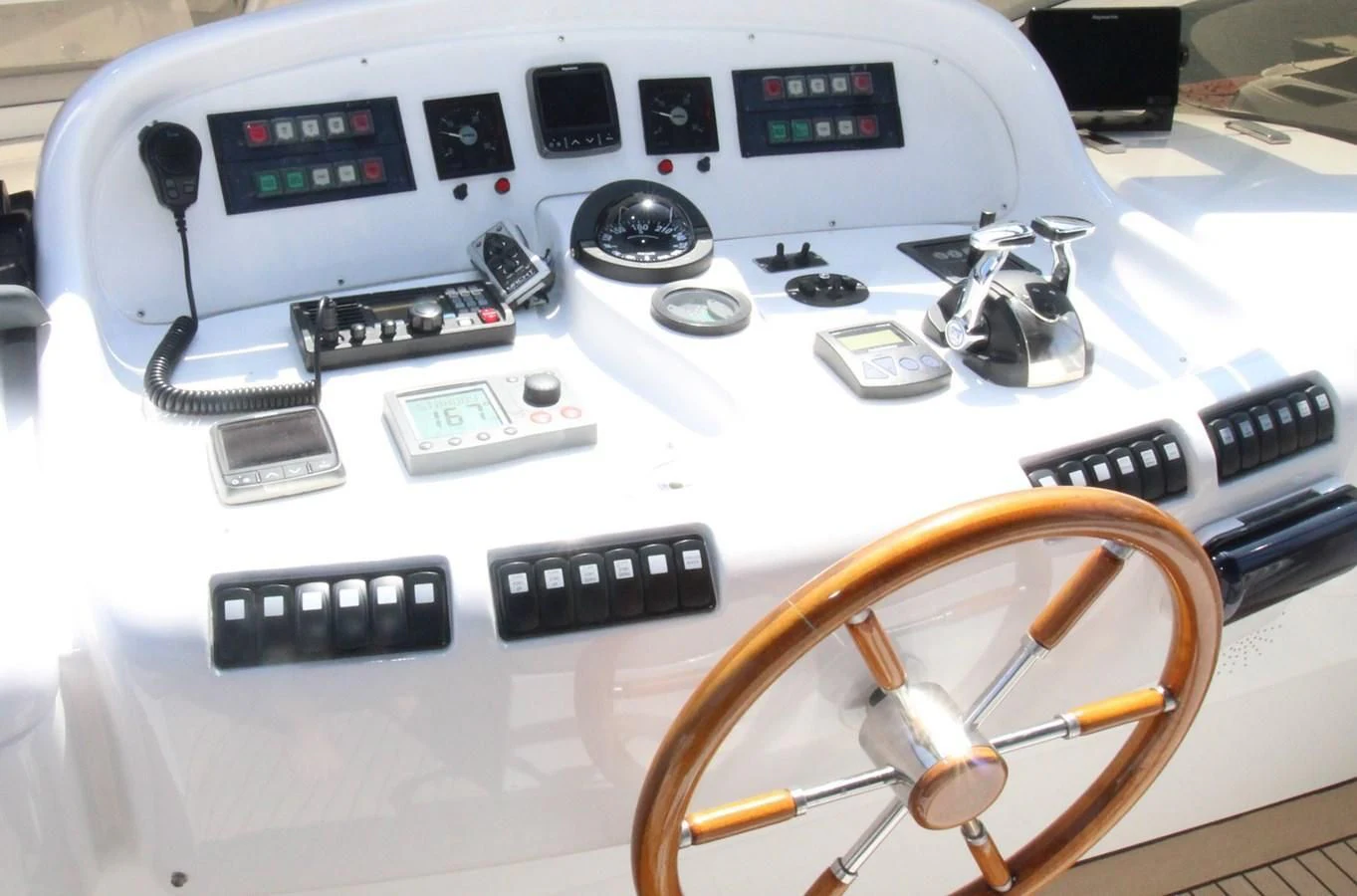a white electronic device aboard AZIMUT 100/32 Yacht for Sale