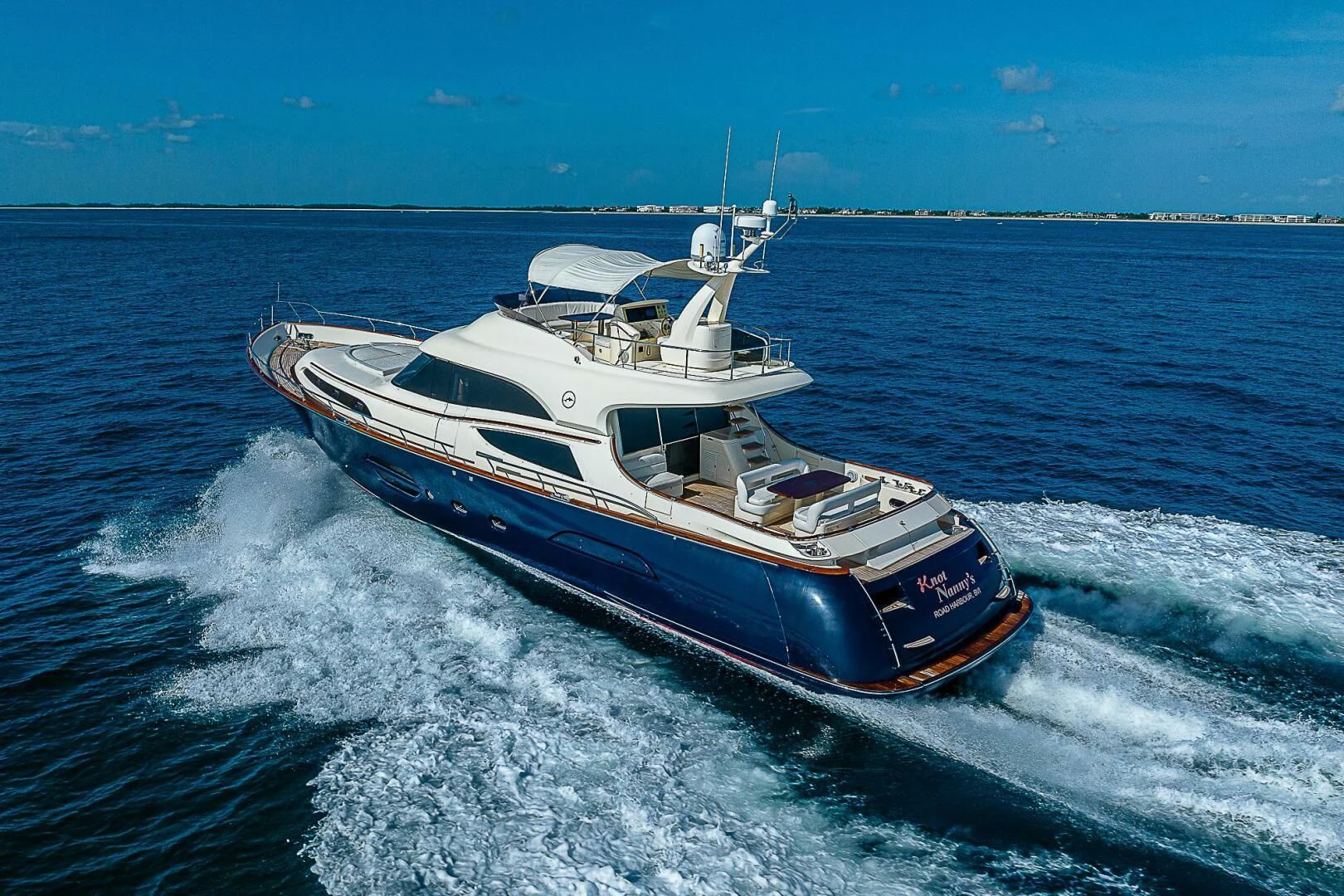 a boat on the water aboard KNOT NANNY'S Yacht for Sale