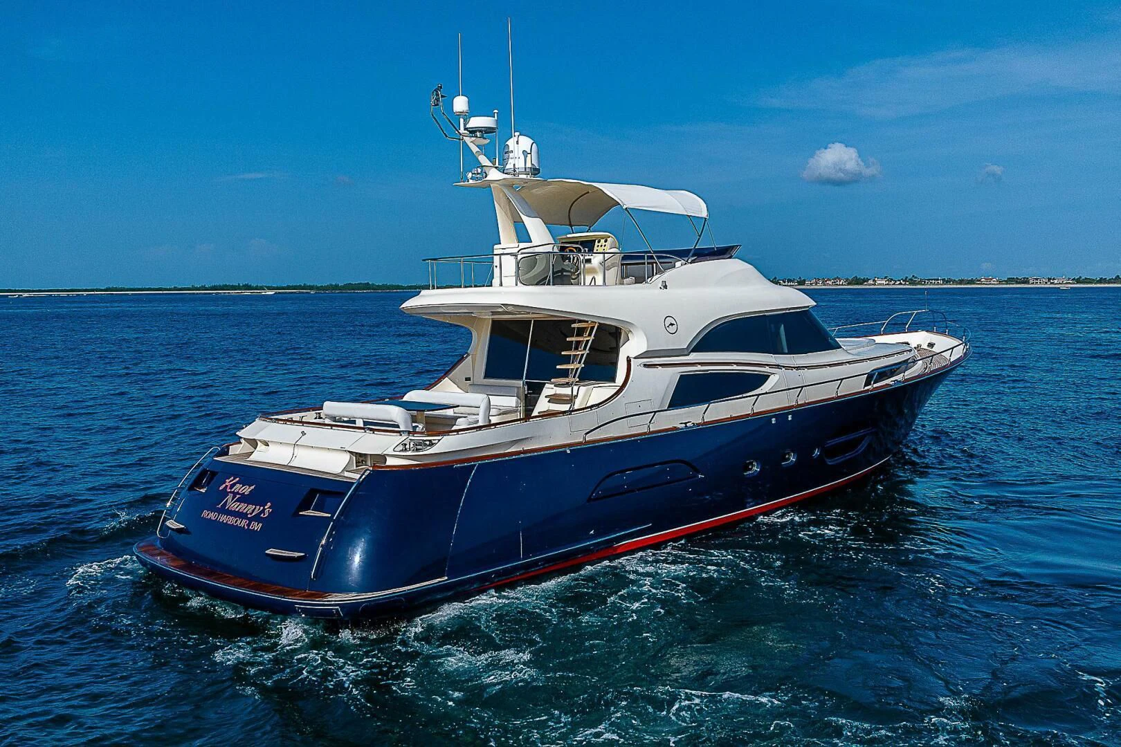 a boat on the water aboard KNOT NANNY'S Yacht for Sale