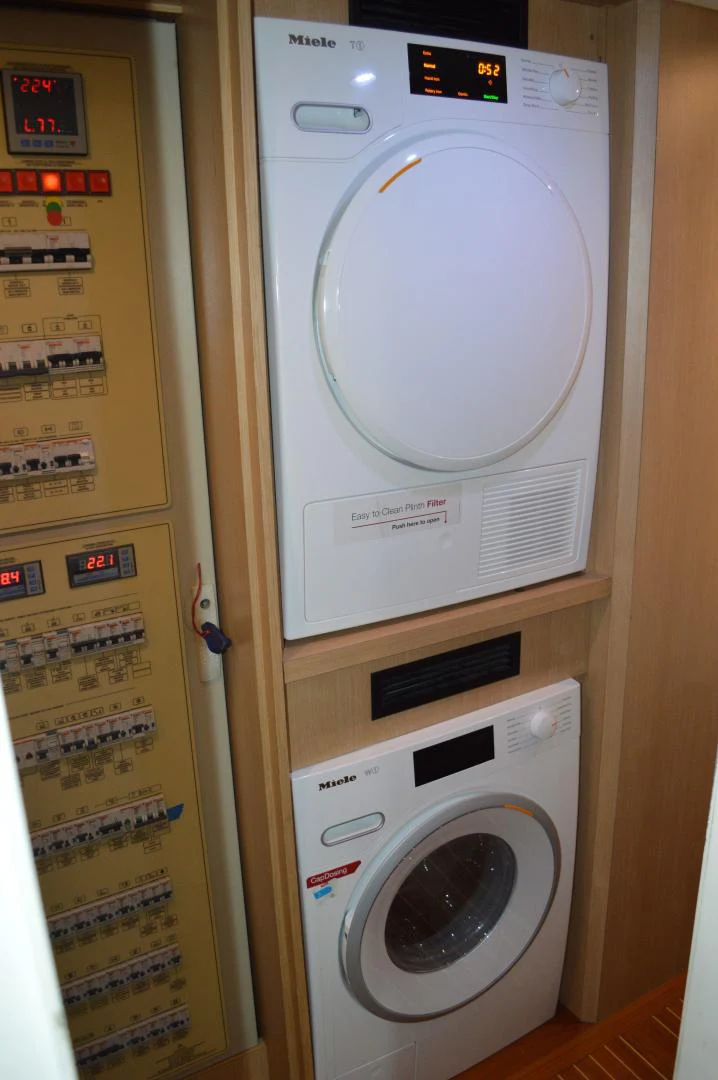 a machine with buttons and a screen aboard KNOT NANNY'S Yacht for Sale