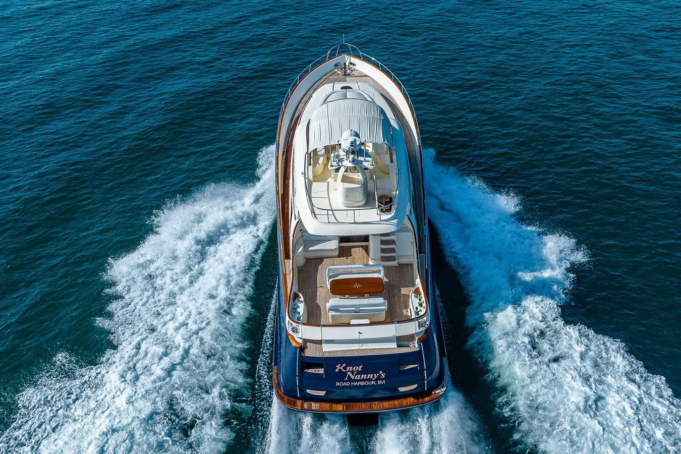 a boat on the water aboard KNOT NANNY'S Yacht for Sale