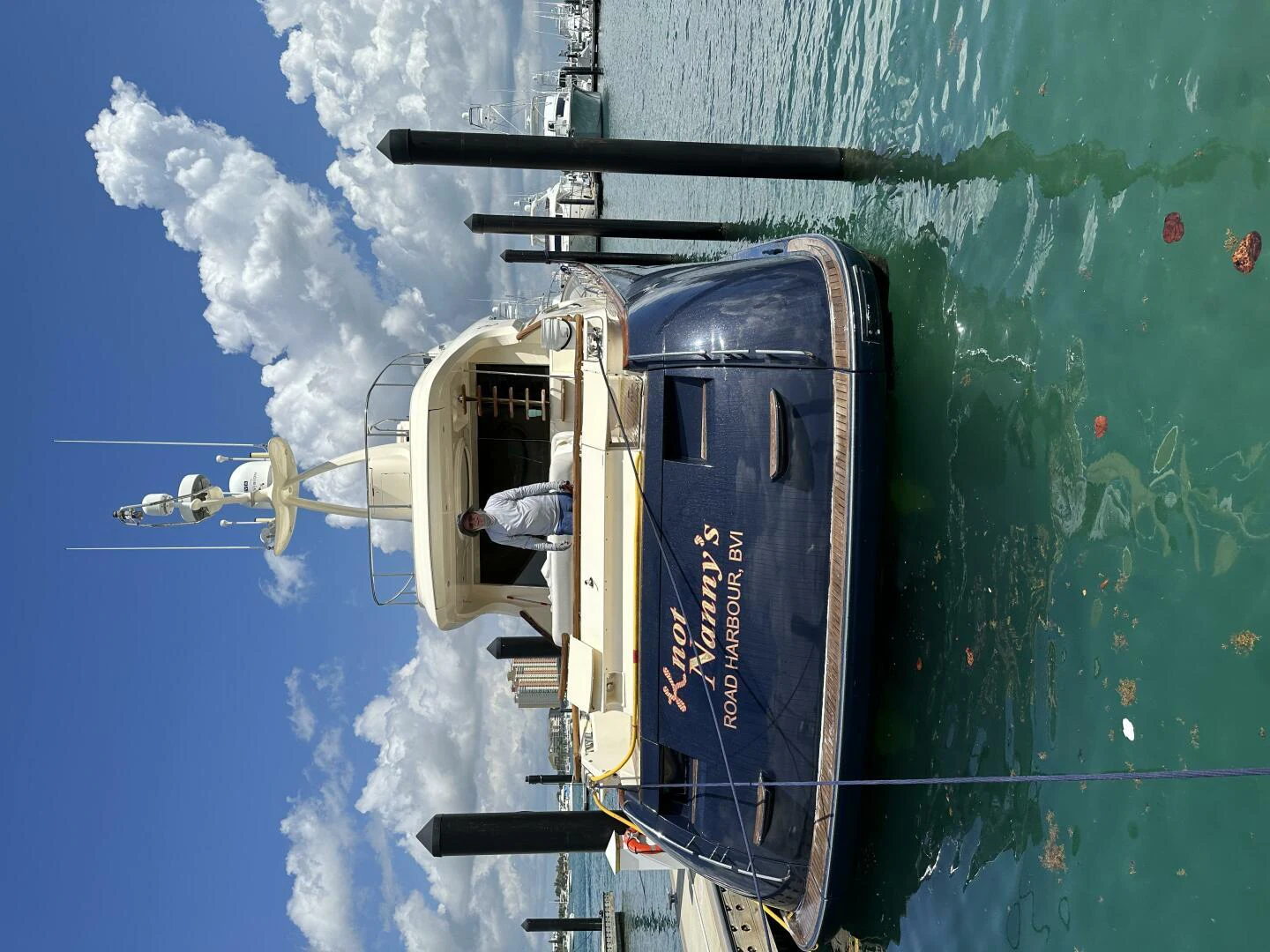 a boat in the water aboard KNOT NANNY'S Yacht for Sale