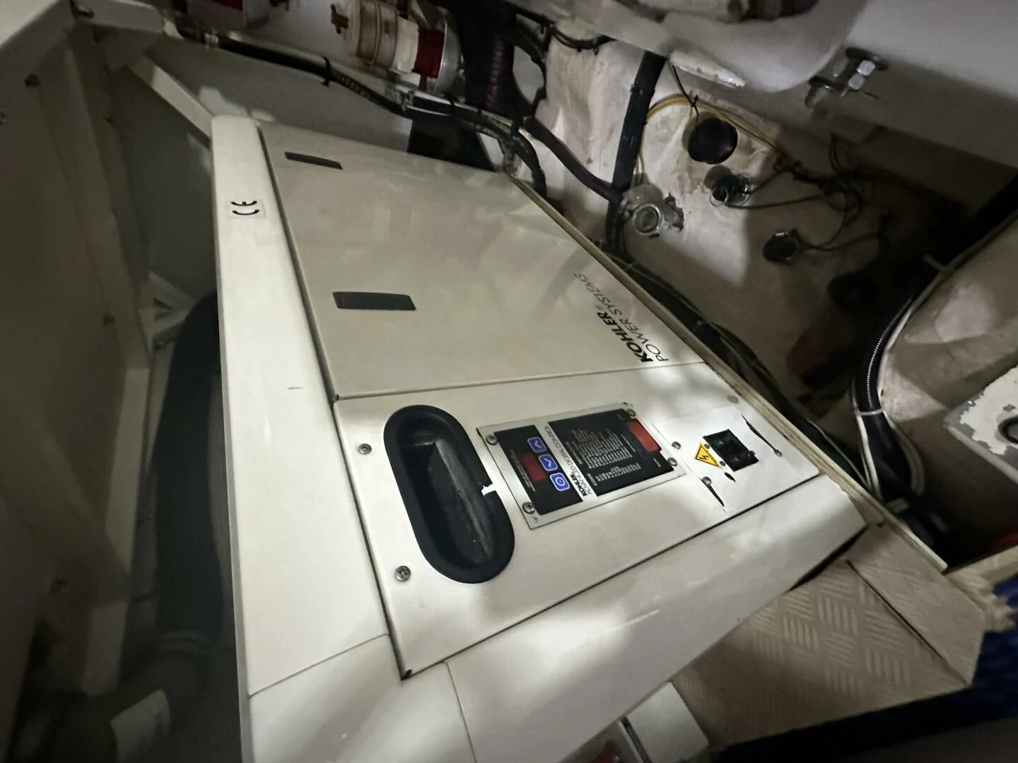 a machine with wires aboard KNOT NANNY'S Yacht for Sale