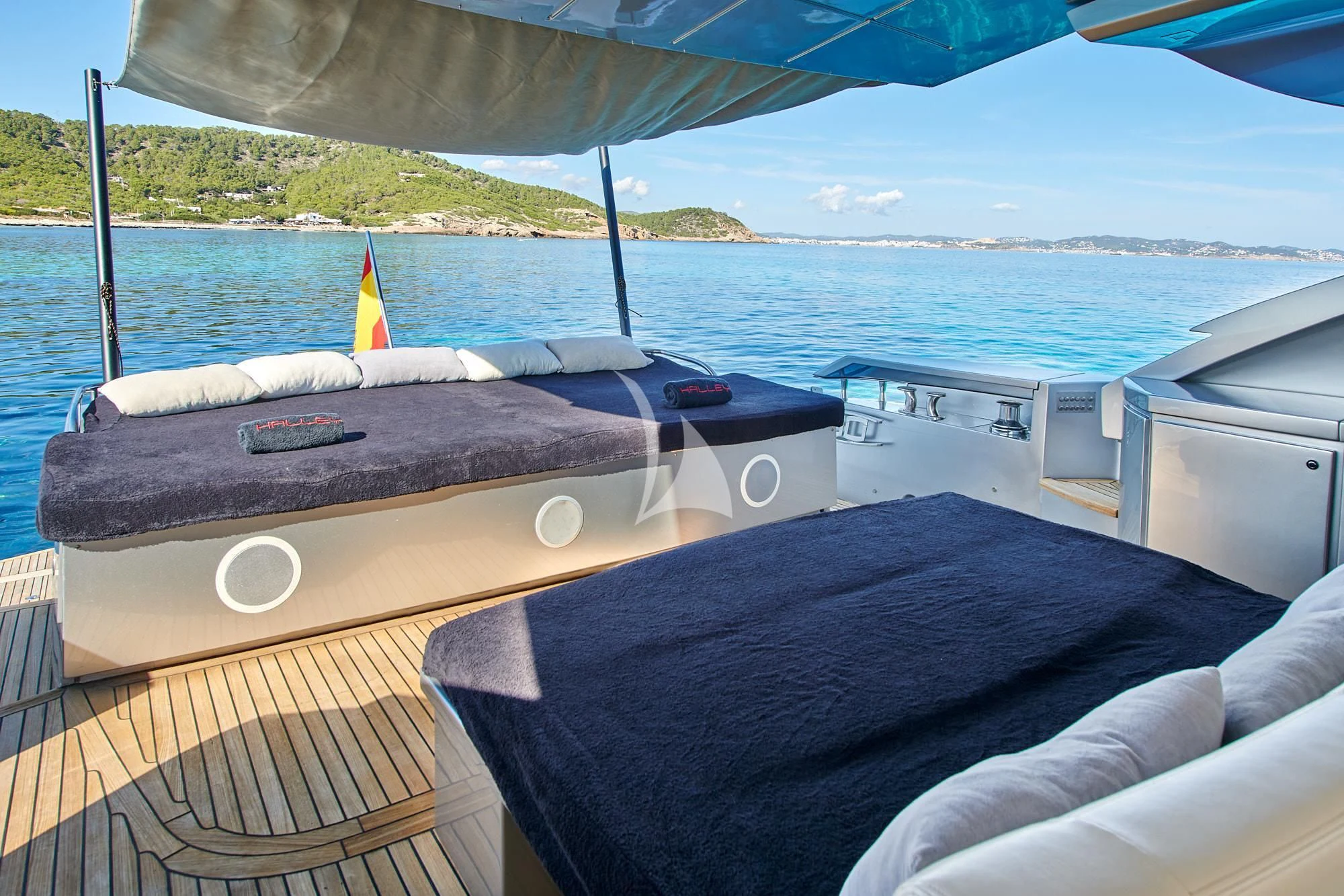 a boat on the water aboard WAHOO Yacht for Sale