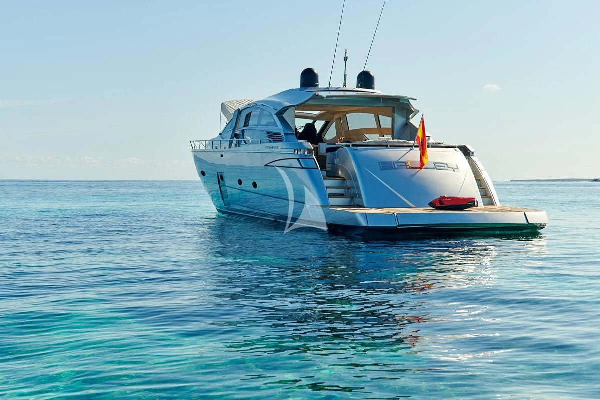 a boat in the water aboard WAHOO Yacht for Sale