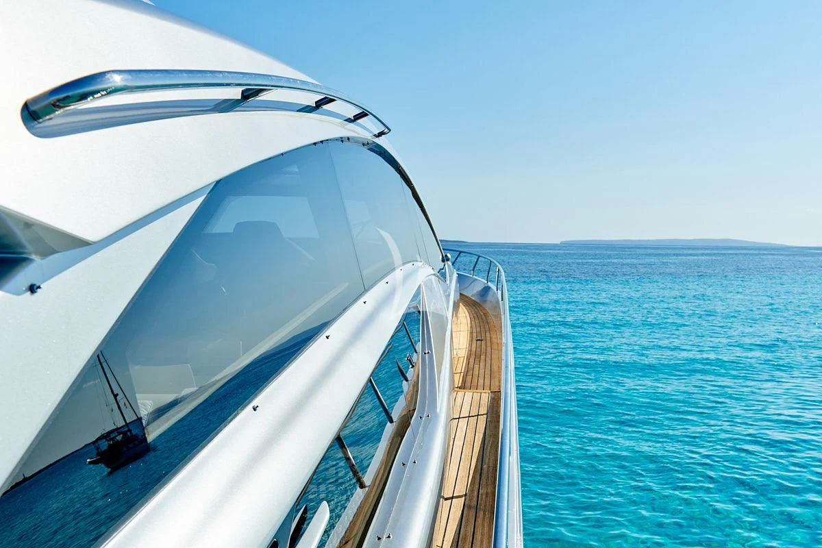 a boat on the water aboard WAHOO Yacht for Sale