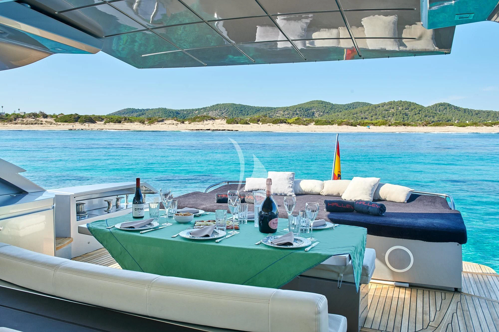 a boat on the water aboard WAHOO Yacht for Sale