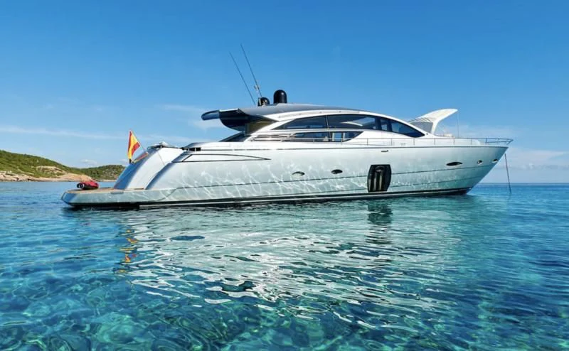 a boat in the water aboard WAHOO Yacht for Sale