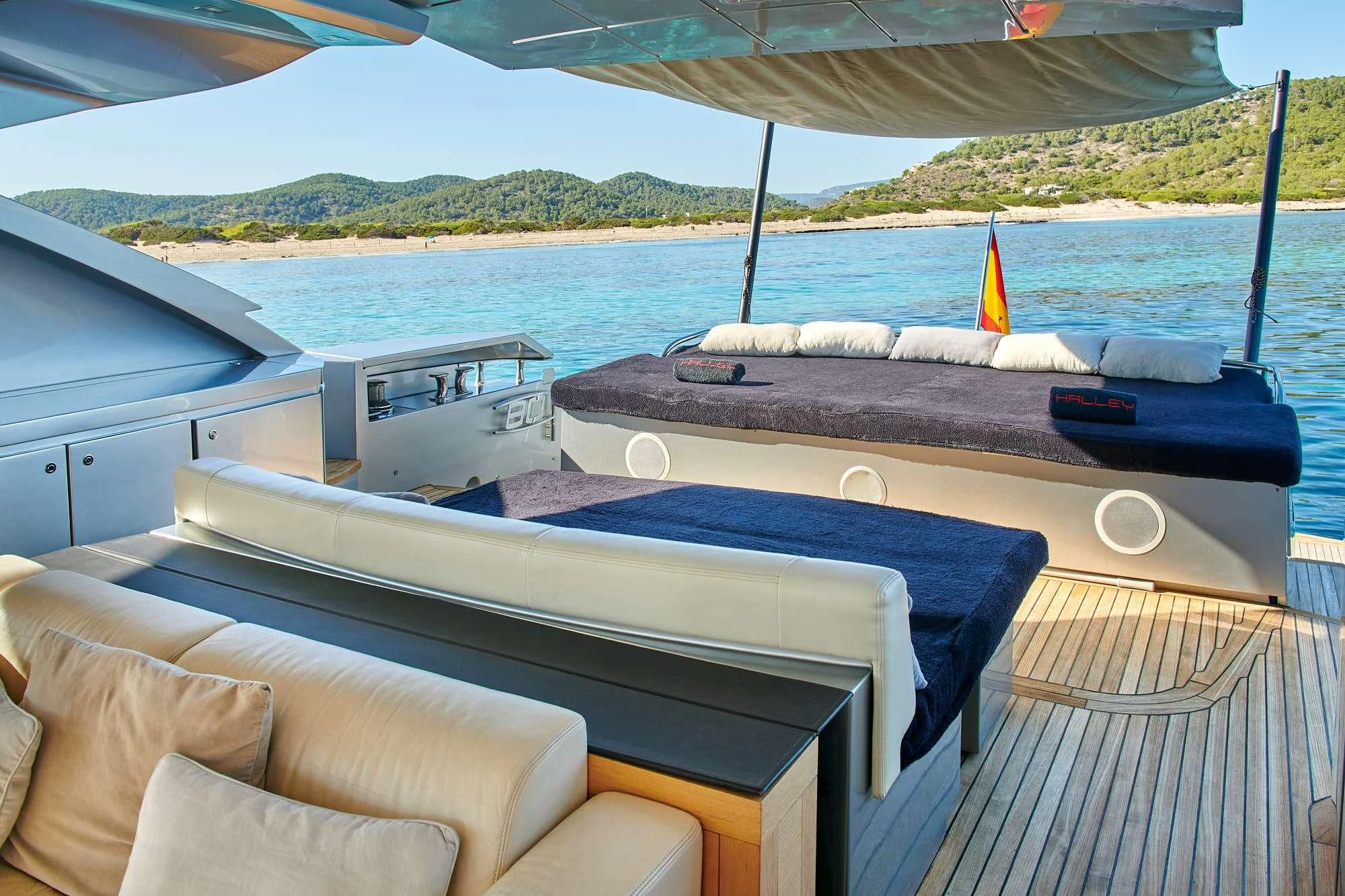 a boat on the water aboard WAHOO Yacht for Sale