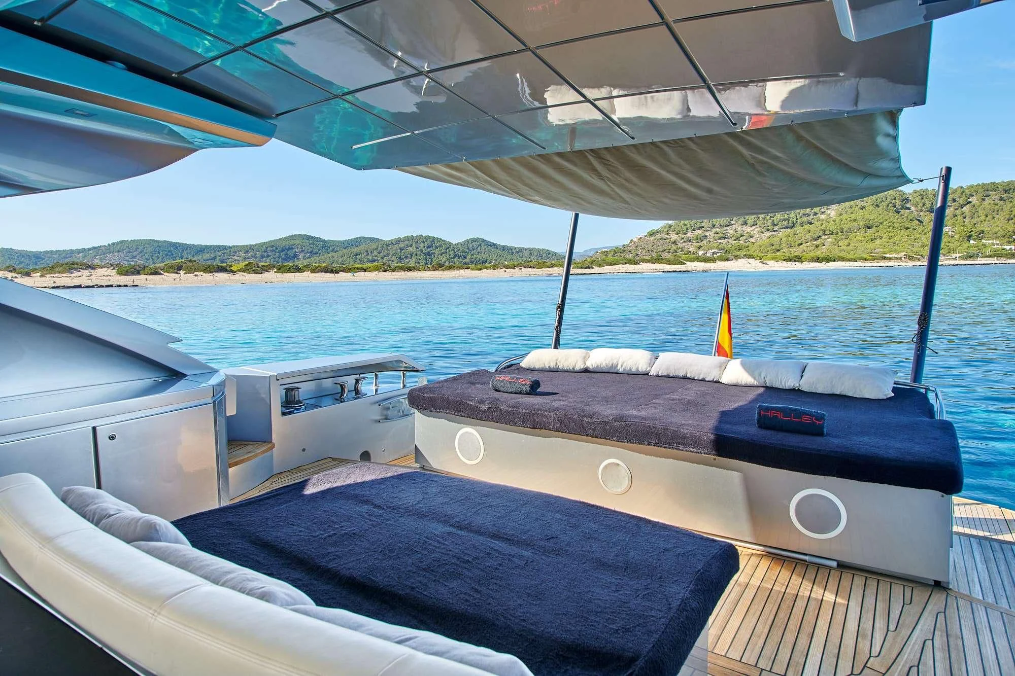 a boat on the water aboard WAHOO Yacht for Sale