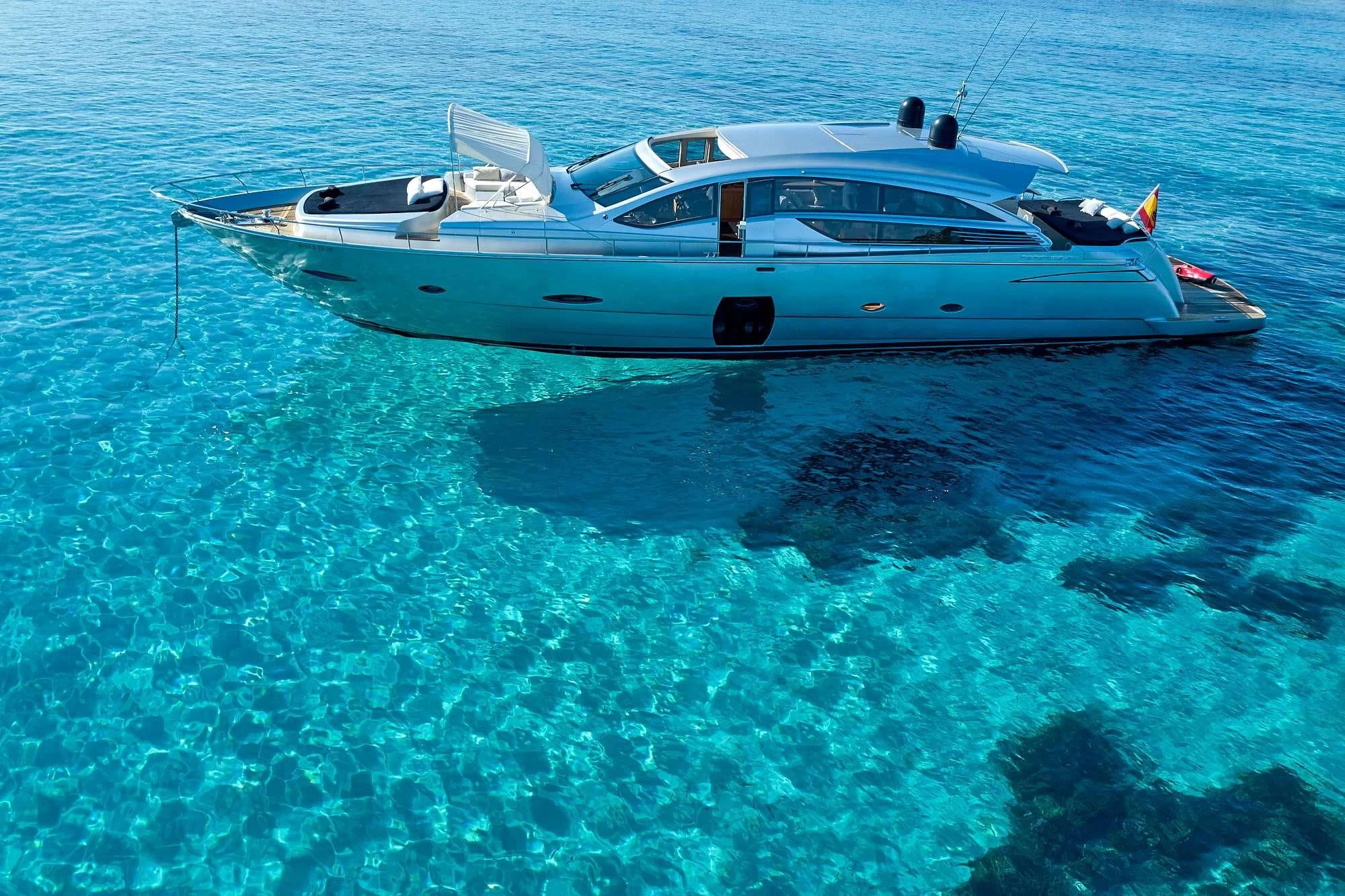 a boat in the water aboard WAHOO Yacht for Sale