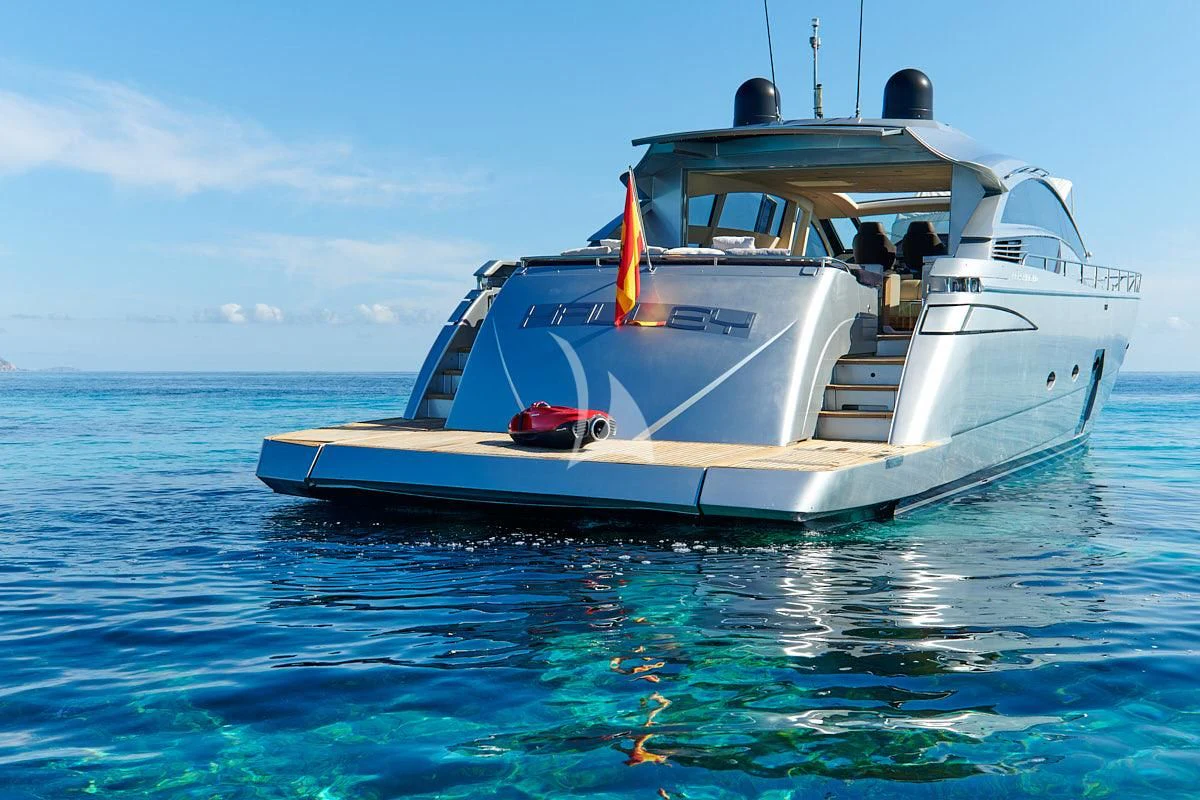 a boat in the water aboard WAHOO Yacht for Sale