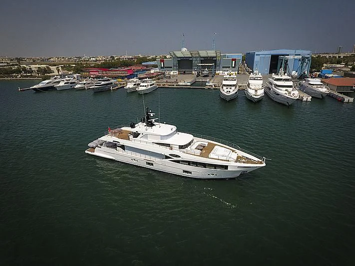 a boat in the water aboard HARMONY Yacht for Sale