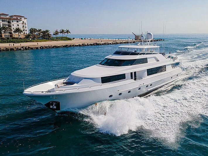 a boat on the water aboard UNWINED Yacht for Charter
