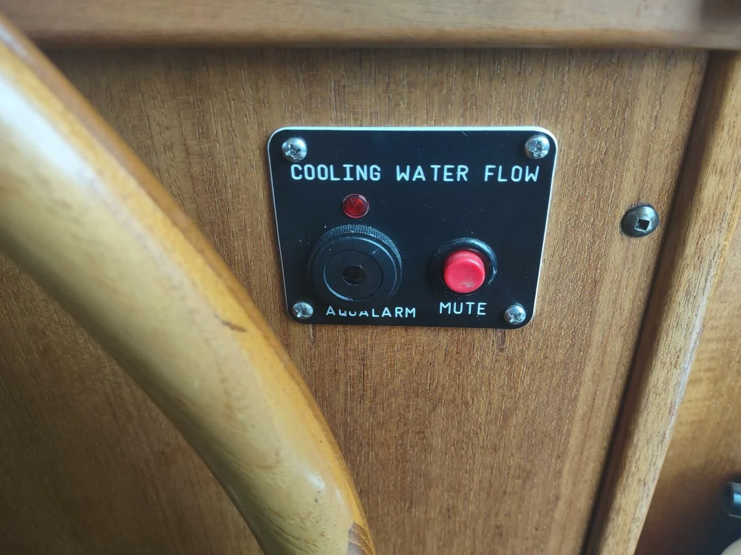 a black electronic device aboard UNWINED Yacht for Charter