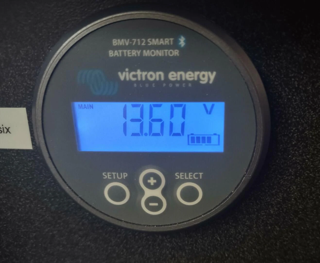 a close up of a digital device aboard UNWINED Yacht for Charter