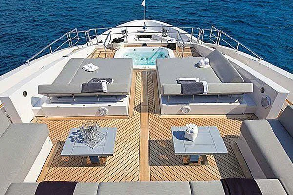 diagram, engineering drawing aboard CHARISMA Yacht for Sale