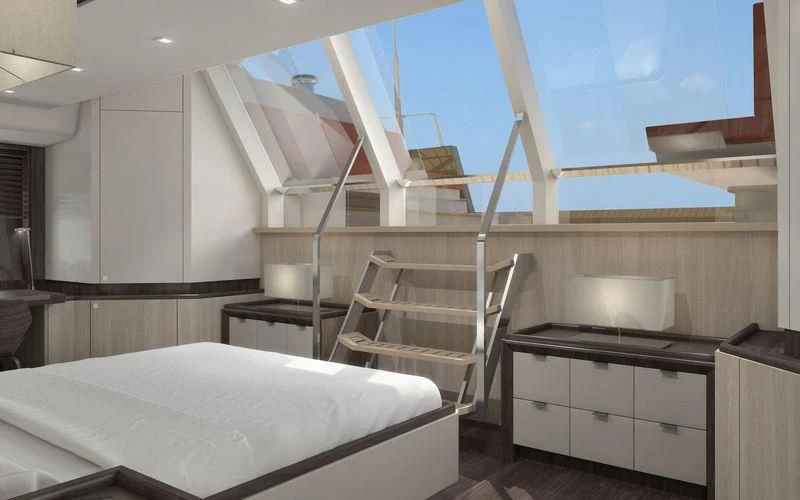 a hospital bed in a room aboard JONGERT 3200P Yacht for Sale