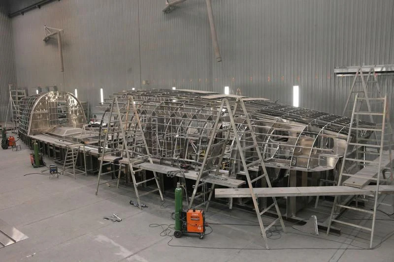 a large machine with many wires aboard JONGERT 3200P Yacht for Sale