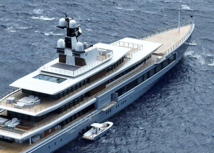 a ship on the water aboard SEVEN SEAS Yacht for Sale