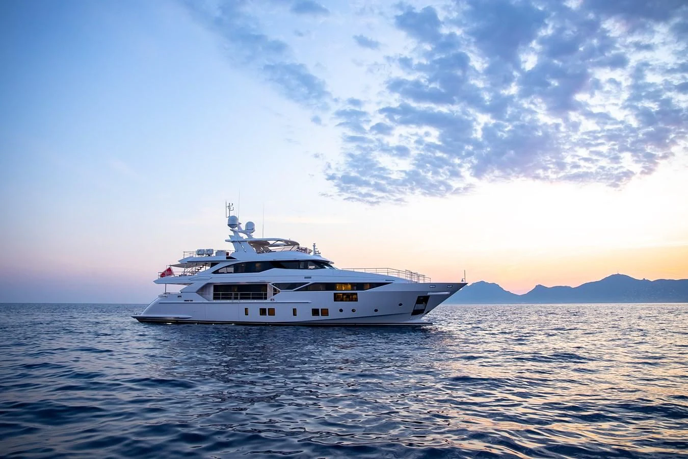 a boat in the water aboard CALYPSO Yacht for Charter
