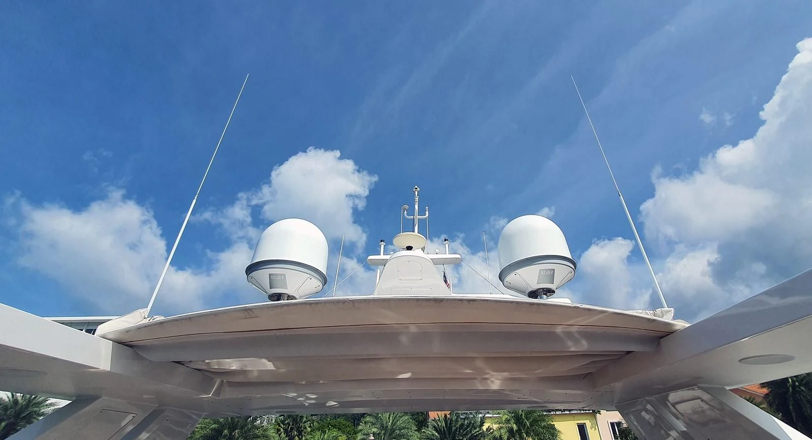 a building with domes and towers aboard CALYPSO Yacht for Charter