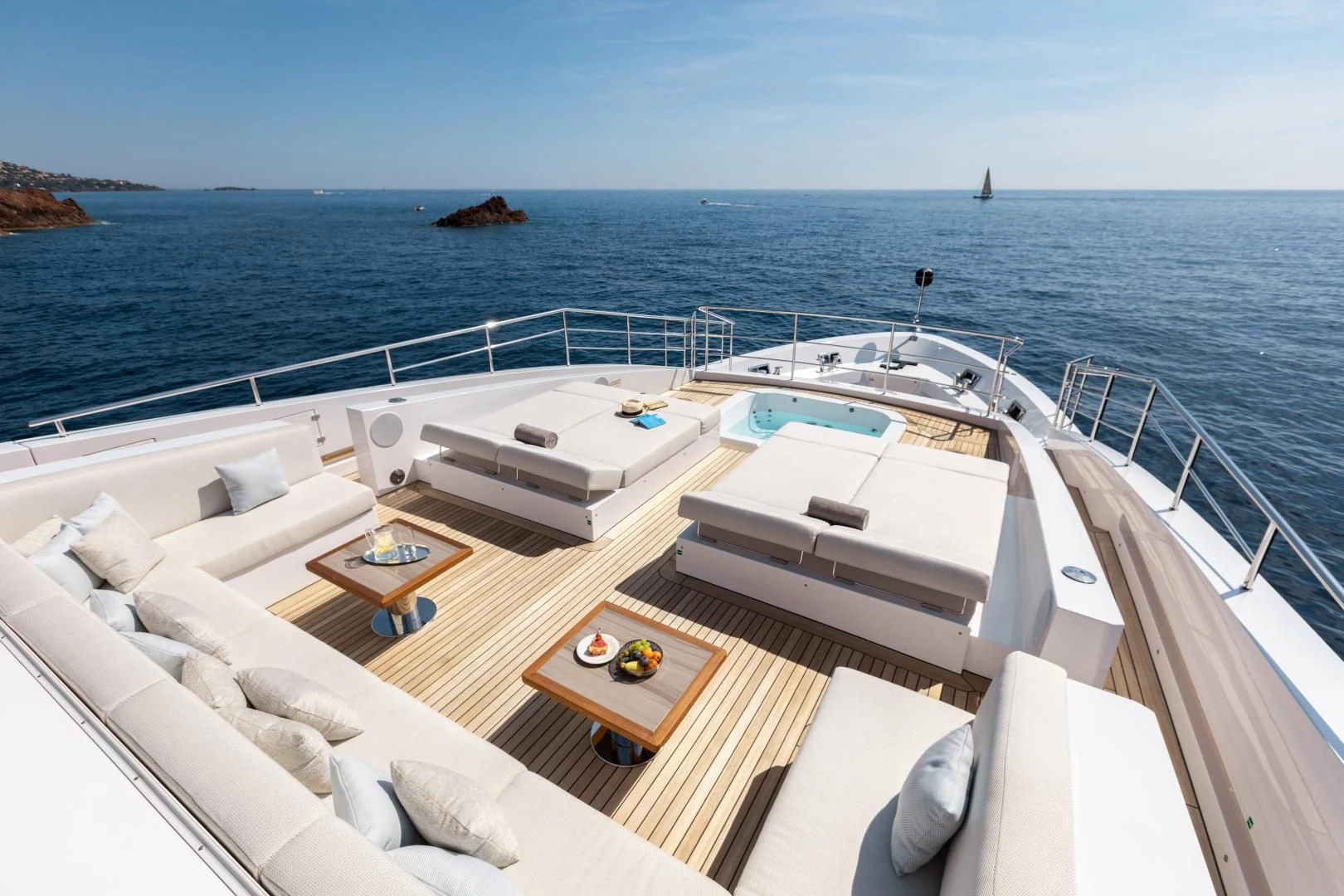 a boat on the water aboard CALYPSO Yacht for Charter