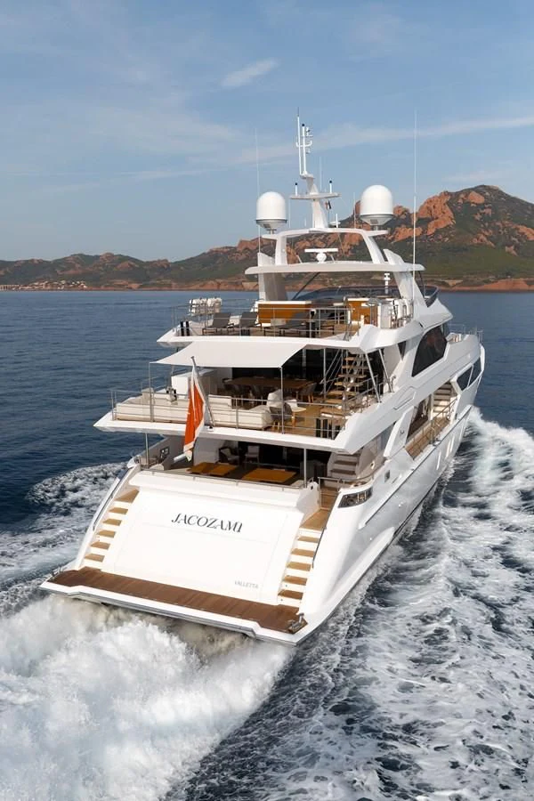 a boat on the water aboard CALYPSO Yacht for Charter
