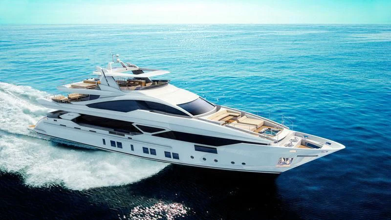 a ship on the water aboard CALYPSO Yacht for Charter