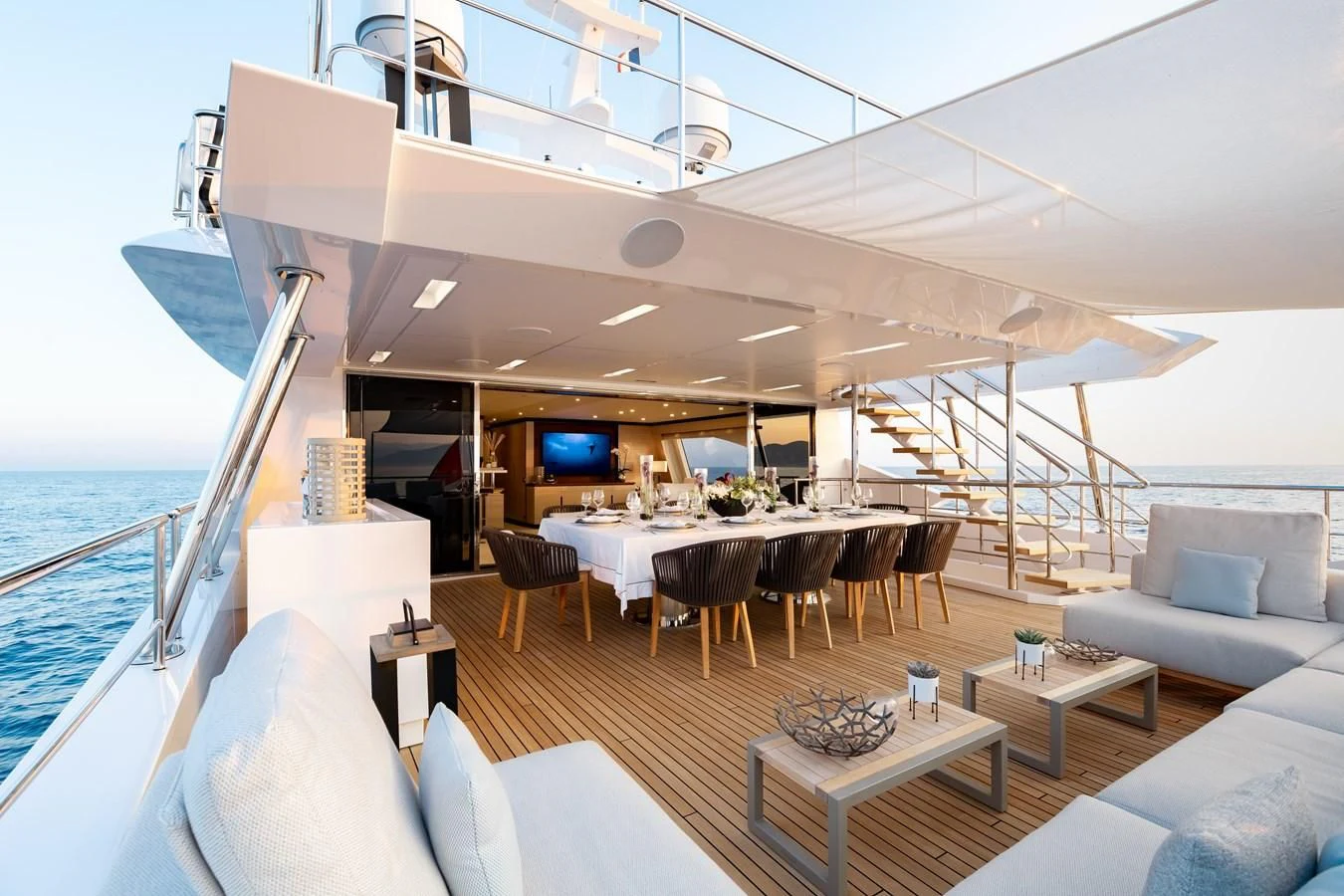 a boat on the water aboard CALYPSO Yacht for Charter